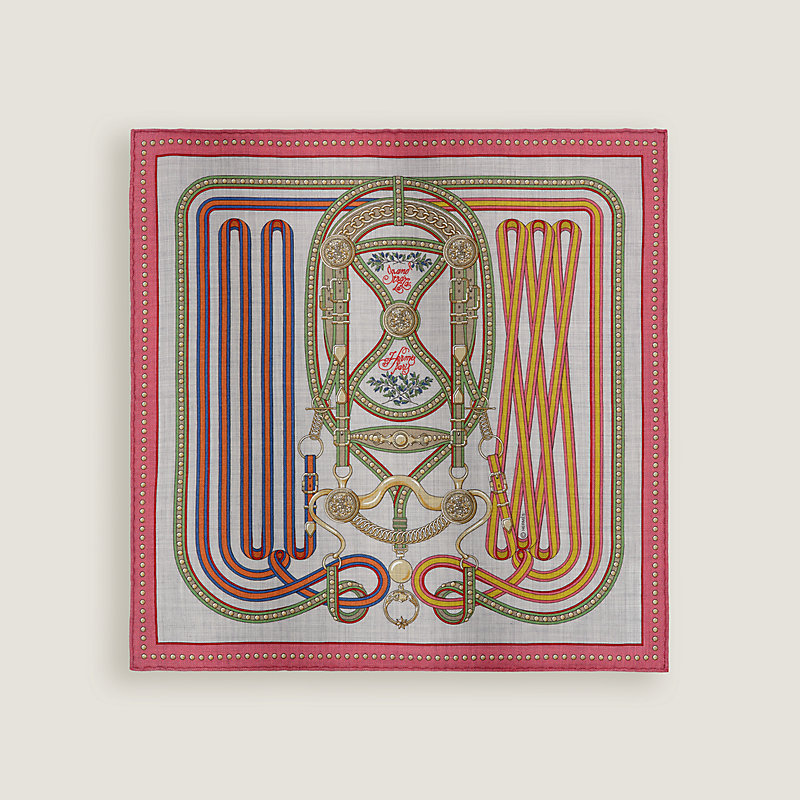 HERMES トランプ エース・クラブ デザイン Grand Tralala scarf 45 | Hermès USA